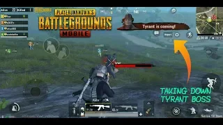 PUBG MOBILE - Killing TYRANT Boss | ZOMBIE MODE