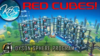 Dyson Sphere Program - RED SCIENCE CUBES / ENERGY MATRIX  - Let's Play,  DSP S3 Ep 4