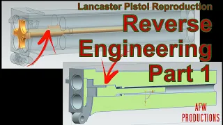 Lancaster Pistol Reproduction - Part 5-1: Reverse Engineering (Barrels & Extractor)