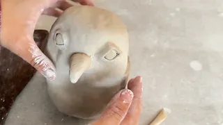 Clay Penguin Sculpture: Step by Step Handbuilding Tutorial for Beginners