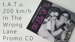 t.A.T.u. Тату 200 Km/h In The Wrong Lane Promo Album | Unboxing