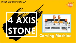 4 Axis Stone Carving Machine