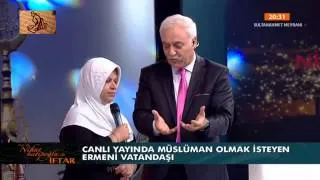 Canlı yayında müslüman olmak isteyen ermeni vatandaşı