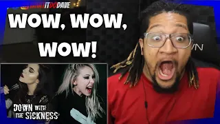 Reaction to Disturbed - Down With The Sickness (Violet Orlandi ft Ai Mori COVER)