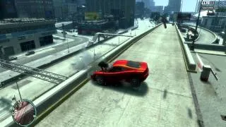 GTAIV вылет через лобовое 2 Truck