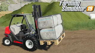 Załadunek wełny wózkiem widłowym - Farming Simulator 19 | #90