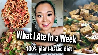 WHAT I ATE IN A WEEK (7 DAYS OF VEGAN FOOD) // easy vegan recipes