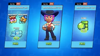 ALL BRAWLIDAYS GIFTS | Credits, Gems, Skin & More