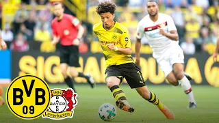 Sancho's first ever BVB-goal! | BVB - Bayer Leverkusen 4:0 | BVB-Throwback