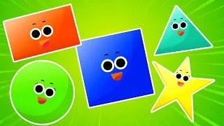 Shapes Song, Crayons Rhymes and Fun Learning Videos for Children