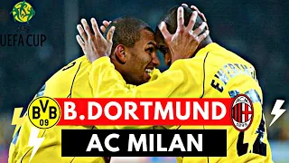 Borussia Dortmund vs AC Milan 4-0 All Goals & Highlights ( 2002 UEFA Cup )