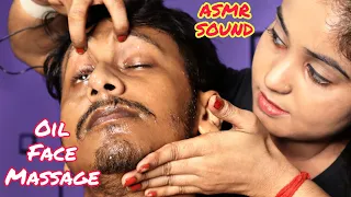 Oil Face Massage | Head Massage With Loud Neck Crack | ASMR Ear Massage | Moral Of ASMR