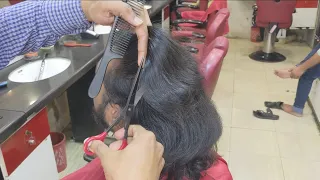 ASMR Barbar_ most Relaxing Long Hair Transformation #alrayaanhairstudio