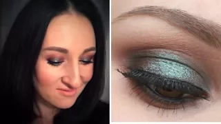 МАКИЯЖ SMOKY EYES ПИГМЕНТОМ MAC BlueBrown