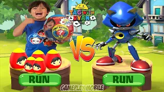 Tag with Ryan vs Sonic Dash - Metal Sonic New Character UPDATE - All Characters Unlocked All Bosses