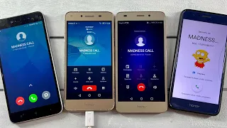 Honor 7A vs Honor 8 vs Honor LYO-L21 and Redmi Note 5A / Incoming Calls/ Outgoing Calls & EMUI