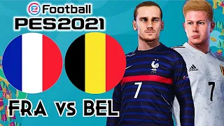 France v Belgium UEFA Euro 2020 PES 2021