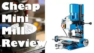 Cheap Chinese Mini Metal Mill Milling Machine Unboxing, Setup, Testing, and Review