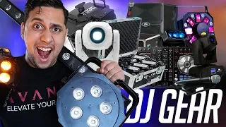 DJ GEAR: Complete tour of all of my DJ Equipment (Speakers, Lights, Mics, Effects)