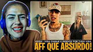 VEIGH - Vida Chique & Perdoa Por Tudo Vida (Clipe Oficial)  | REAÇÃO | INDI JADE