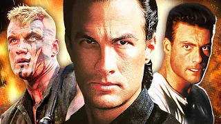 Action Icons Collide: Seagal, Van Damme, and Lundgren in Classic Roles