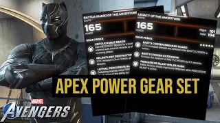 Marvel's Avengers - Gear Guide: Black Panther - Apex Power (Ancestor) Gear Set