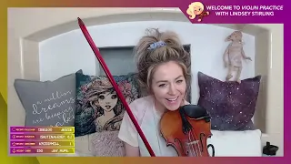 Lindsey Stirling Practice Violin - Twitch Livestream (06/12/2021)