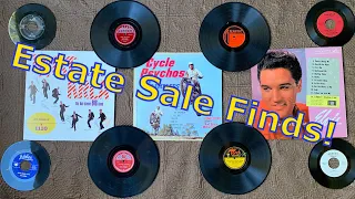 Great Estate Sale Vinyl & Shellac Record Finds - 33s. 45s, & 78s