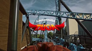 Linnanmäki ”Taiga” Roller Coaster In Finland / Music: Kit Hype - In My Head