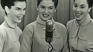 The McGuire Sisters win Godfrey's Talent Scouts, Dec. 1, 1952.