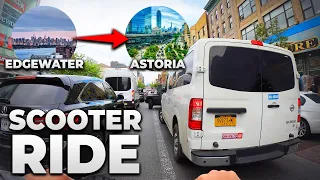 NYC Electric Scooter Ride from Edgewater, NJ to Astoria, Queens