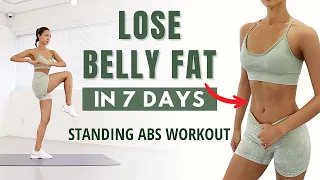 LOSE BELLY FAT in 7 days | 50 MIN Standing Abs Workout