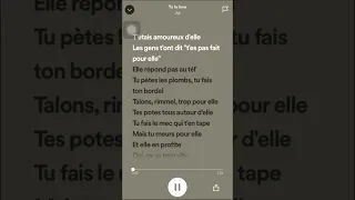 TU LA LOVE - JUL #jul #speedup #speedsong #music #spotify #musique #paroles #lyrics #speed #song