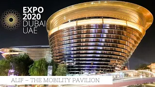 Expo 2020 Dubai Inside of Alif The Mobility Pavilion