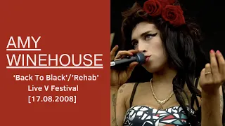Amy Winehouse  - Back To Black/Rehab Live V Festival 2008 Pro shot HD