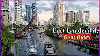 Fort Lauderdale BOAT TOURS by Drone 4K