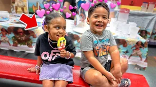 Zakyius SURPRISED His CRUSH BadKidLondyn At Her Birthday Party