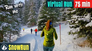 Arosa SnowRun, Switzerland Wonderland | Treadmill Running | Virtual Run #66