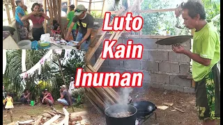 Eksena Pag Handaan Sa Bukid | May Nagluluto, Kumakain at Nag-Iinuman