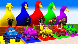 5 Giant Duck, Monkey, Piglet, chicken, dog, cat, bear, cow, Sheep, Transfiguration funny animal 2023