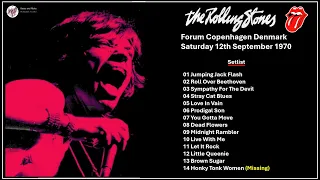Rolling Stones Denmark 12-09-1970 [VG-EXQ Aud Recording]