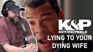 Key & Peele - Lying to Your Dying Wife REACTION!! | OFFICE BLOKES REACT!!