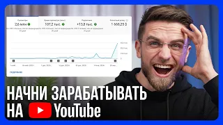 Как БЫСТРО начать получать деньги с YouTube в 2024 году? (ты сможешь также)