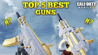 Top 5 Best Guns in CODM Season 2 | With Best Gunsmith Loadout/Class Setup | Cod Mobile