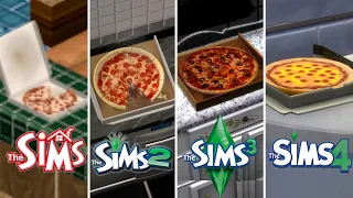 Sims 1, Sims 2, Sims 3, Sims 4 - Pizza Evolution