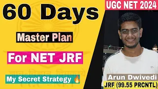 60 Days Master Plan For NET JRF 🔥| How to Qualify UGC NET 2024 |to UGC NET EXAM 2024 |