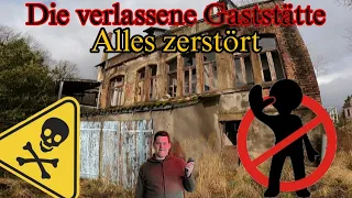 Alles durch die Flammen zerstört! Verlassene Gaststätte im Nachbarland ⚠️🇫🇷 LOST PLACE