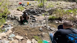 Gold Panning at Lynx Creek - Prescott - Arizona Gold Panning and Prospecting