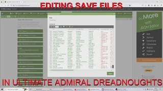 Editing Save Files in Ultimate Admiral Dreadnoughts