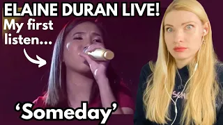 Vocal Coach Reacts: ELAINE DURAN 'Someday' Nina Cover On Tawag Ng Tanghalan - In Depth Analysis!